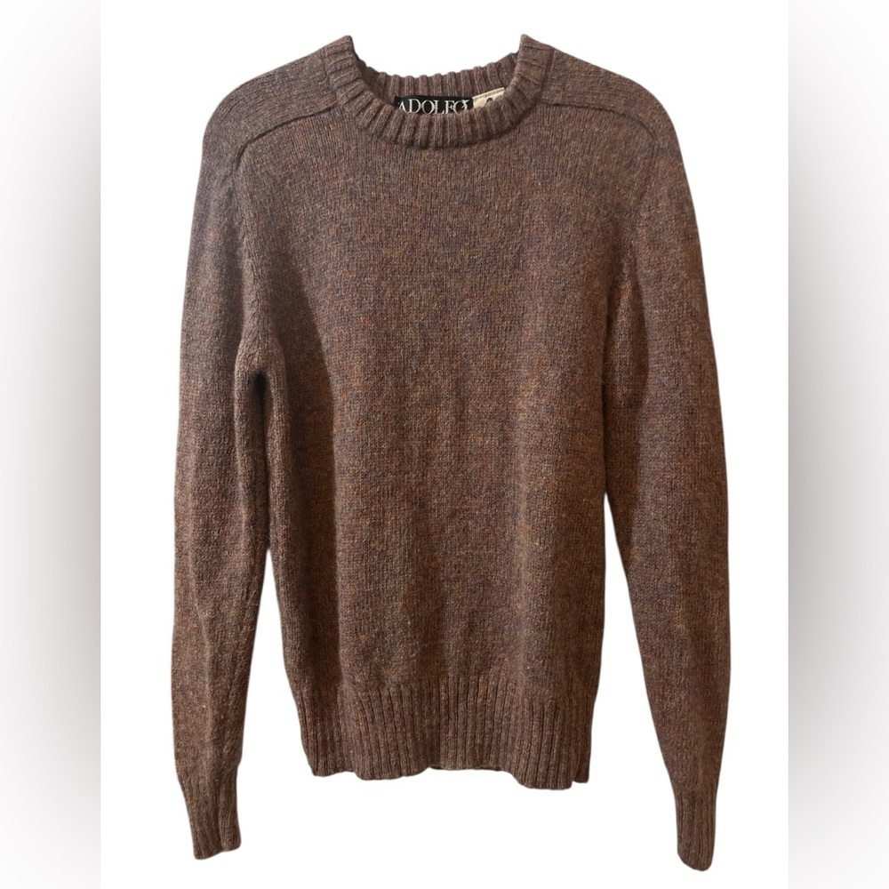 Vintage Adolfo women’s Classic wine color Crewneck Sweater. Size M